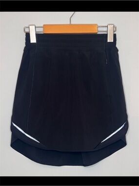 Lululemon Hotty Hot High-Rise Skirt *Long Black Size 4